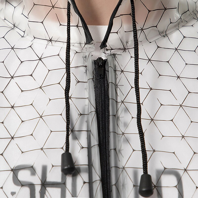 Pončo opakovane použiteľné nepremokavé EVA dámske pršiplášťové pláštenka s kapucňou pre mužov, pončo s kapucňou pre vonkajšie turistické batohy, cyklistiku, turistiku