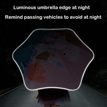 2021 Δωρεάν αποστολή Φιλέτο ασφαλείας Παιδική ομπρέλα κινουμένων σχεδίων Ζώο αντηλιακό μακριά ομπρέλα για αγόρια κορίτσια Δώρο Παιδική ομπρέλα