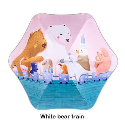 2021 Doprava zadarmo Detský dáždnik s bezpečnostným filetom, kreslený zvierací opaľovací krém, dlhý dáždnik pre chlapcov a dievčatá, darčekový detský dáždnik