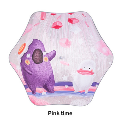 2021 Doprava zadarmo Detský dáždnik s bezpečnostným filetom, kreslený zvierací opaľovací krém, dlhý dáždnik pre chlapcov a dievčatá, darčekový detský dáždnik