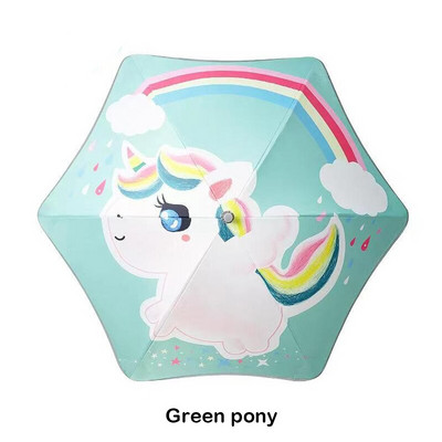 2021 Doprava zadarmo Detský dáždnik s bezpečnostným filetom, kreslený zvierací opaľovací krém, dlhý dáždnik pre chlapcov a dievčatá, darčekový detský dáždnik