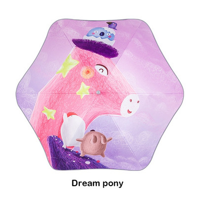 2021 Doprava zadarmo Detský dáždnik s bezpečnostným filetom, kreslený zvierací opaľovací krém, dlhý dáždnik pre chlapcov a dievčatá, darčekový detský dáždnik