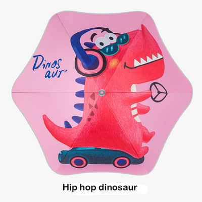 2021 Doprava zadarmo Detský dáždnik s bezpečnostným filetom, kreslený zvierací opaľovací krém, dlhý dáždnik pre chlapcov a dievčatá, darčekový detský dáždnik