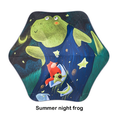 2021 Doprava zadarmo Detský dáždnik s bezpečnostným filetom, kreslený zvierací opaľovací krém, dlhý dáždnik pre chlapcov a dievčatá, darčekový detský dáždnik