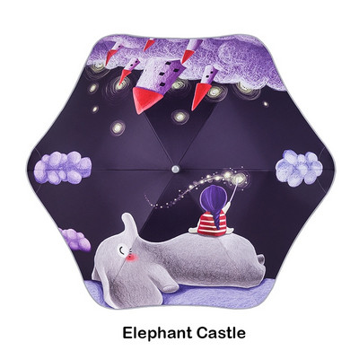 2021 Doprava zadarmo Detský dáždnik s bezpečnostným filetom, kreslený zvierací opaľovací krém, dlhý dáždnik pre chlapcov a dievčatá, darčekový detský dáždnik