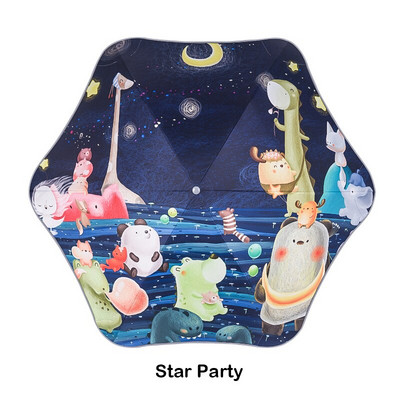 2021 Doprava zadarmo Detský dáždnik s bezpečnostným filetom, kreslený zvierací opaľovací krém, dlhý dáždnik pre chlapcov a dievčatá, darčekový detský dáždnik