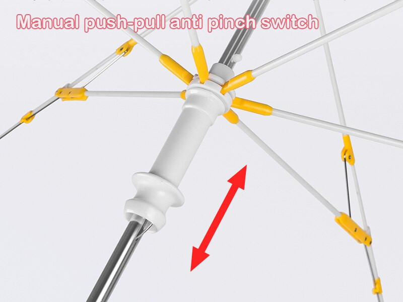 2021 Doprava zadarmo Detský dáždnik s bezpečnostným filetom, kreslený zvierací opaľovací krém, dlhý dáždnik pre chlapcov a dievčatá, darčekový detský dáždnik