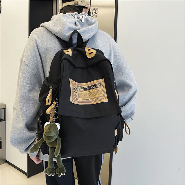 Didelė tekstilinė kuprinė su keliais skyreliais