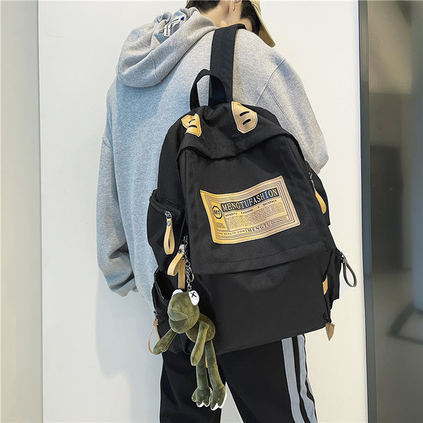 Didelė tekstilinė kuprinė su keliais skyreliais