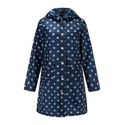 Dámska vlnená dlhá pláštenka, dažďová bunda, vonkajšia nepremokavá, vetruodolná pončo, vrchné oblečenie, nepriepustná mikina s kapucňou, dažďový kabát