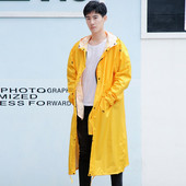 Pelernă lungă pentru bărbați, impermeabilă, pentru pescuit, capac de ploaie, poncho, jachete, cu glugă, Chubasqueros, Capa De Chuva, mărime mare XL