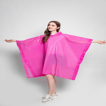 Πολυλειτουργικό αδιάβροχο Universal διαφανές γυναικείο σακίδιο πλάτης Poncho αδιάβροχο κάλυμμα αδιάβροχο Camping Πεζοπορία
