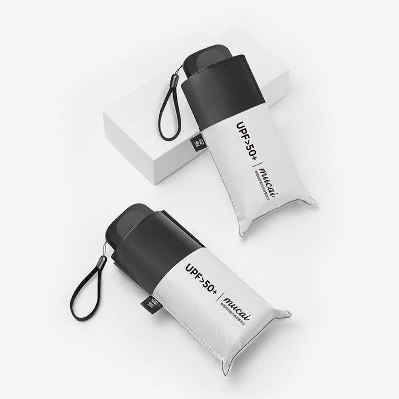 Vreckový mini dáždnik, dáždnik, dámske farby, plochý, päťfarebný, skladací, slnečník, dámsky, prenosný, slnečník, opaľovací krém, dievčenský, UPF50+