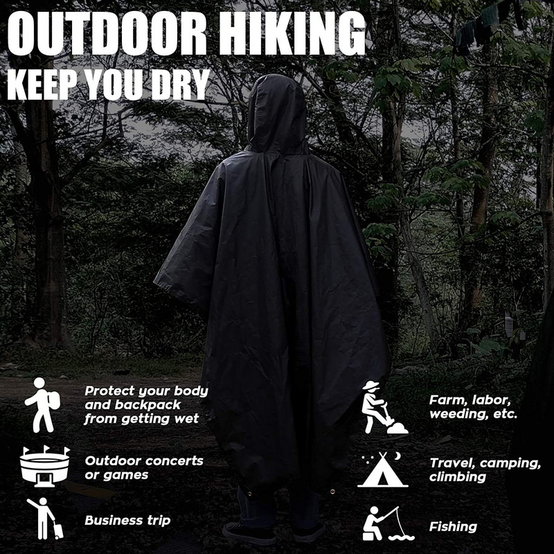 3 v 1 Vonkajší vojenský nepremokavý pršiplášť Pršiplášť Pánsky pršiplášť Dámsky pršiplášť Markíza z dažďa Motocyklový pršiplášť Poncho Pikniková podložka