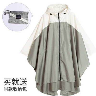 Stiil 1tk Naiste Pontšo Tõmblukk Slicker Vihmarõivad Pikk Stiilne Veekindel jope Keskkonnasõbralik Vihm vihmamantliga Müts EVA