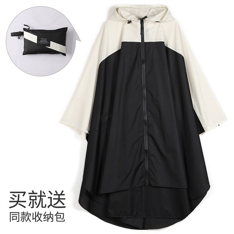Stiil 1tk Naiste Pontšo Tõmblukk Slicker Vihmarõivad Pikk Stiilne Veekindel jope Keskkonnasõbralik Vihm vihmamantliga Müts EVA