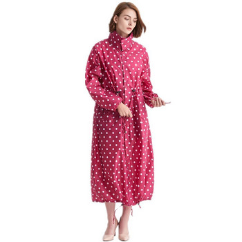 Αδιάβροχο γυναικείο αδιάβροχο μανδύα Ανδρικό μπουφάν Πεζοπορίας Αντιανεμικό μακρύ παλτό ανοιχτό πόντσο με κουκούλα