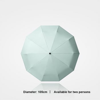 Xiaomi Umbrella 10 Bone Folding Mens Large Umbrella Μηχανική Διαφανής Λαβή Αυτόματη Ασφάλεια Ομπρέλας Αντιστρεπτική όπισθεν