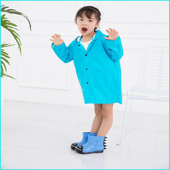 Νέο χαριτωμένο μικρό βρεφικό παλτό από πολυεστέρα δεινοσαύρων Αδιάβροχο αδιάβροχο εξωτερικού χώρου Παιδικό αντιανεμικό πόντσο για αγόρια, κορίτσια Αδιάβροχα ρούχα