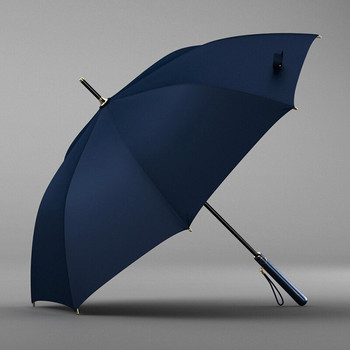 Семпъл и елегантен дамски чадър с UV защита, дълъг дизайн, ветроустойчив плажен сенник, дъждовен чадър за голф, слънцезащитен чадър