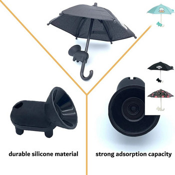 Τηλεφωνική ομπρέλα Universal Mini βάση ομπρέλας με βεντούζα εξωτερικού χώρου Κινητό τηλέφωνο Ομπρέλα ομπρέλα κάλυμμα βάσης βάσης τηλεφώνου