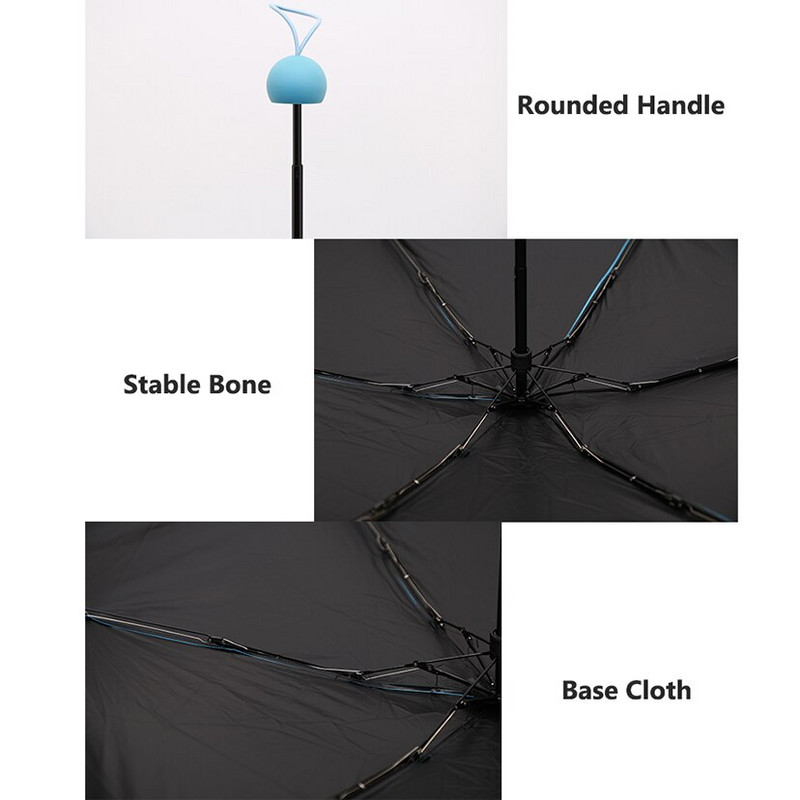 Umbrelă mini capsulă creativă în 4 culori Umbrele cu protecție anti-UV Umbrele pliabile rezistente la vânt Umbrelă de buzunar pentru ploaie LG2927