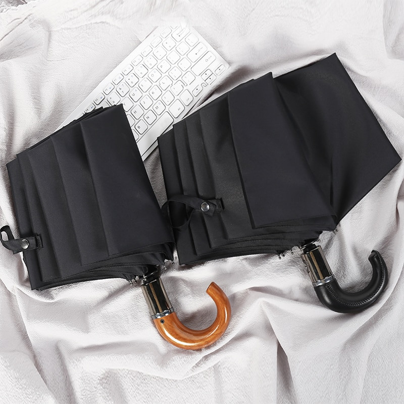 Automatický pánsky dáždnik, dáždnik proti dažďu, dámsky slnečník s UV ochranou, vysoko kvalitný vetruodolný pánsky skladací drevený dáždnik do auta, paraguas Guarda Chuva