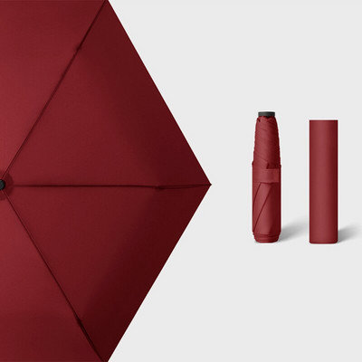 Mali kišobran, super lagani ženski kišobrani, trostruki sklopivi mini suncobran, zaštita od UV zračenja, prijenosni za putovanja 110 g