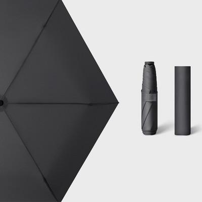 Mali kišobran, super lagani ženski kišobrani, trostruki sklopivi mini suncobran, zaštita od UV zračenja, prijenosni za putovanja 110 g