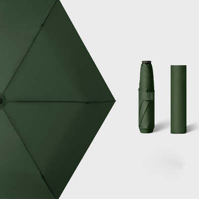 Mali kišobran, super lagani ženski kišobrani, trostruki sklopivi mini suncobran, zaštita od UV zračenja, prijenosni za putovanja 110 g