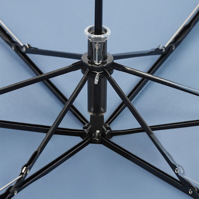 Malý dáždnik, super ľahký dámsky dáždnik, trojnásobne skladací mini slnečník s UV ochranou, prenosný na cesty, 110 g