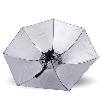Външна двуслойна шапка-чадър Многофункционален чадър за пътуване Големи чадъри Регулируема шапка-чадър за риболов