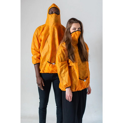 Pláštenka s maskou pre mužov a ženy, pršiplášť, návleky na oblečenie, nepriepustné pršiplášťové pončo, nepremokavý pršiplášť s kapucňou