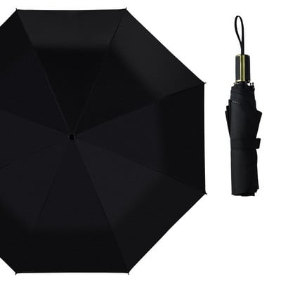 Trojskladací silný vetruodolný dáždnik odolný voči dažďu pre mužov a ženy, dámsky dáždnik s UV ochranou, slnečný, daždivý slnečník, biely dámsky dáždnik