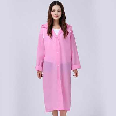 Nová módna priehľadná matná pláštenka, nepremokavá EVA pončo, pláštenka, bunda pre ženy, vonkajšie zahusťovacie pláštenky, pršiplášte