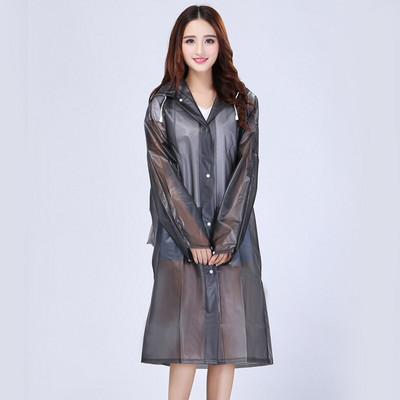 Nová módna priehľadná matná pláštenka, nepremokavá EVA pončo, pláštenka, bunda pre ženy, vonkajšie zahusťovacie pláštenky, pršiplášte