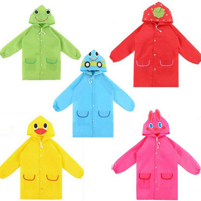 Rainwear Style Kids Animacinis animacinis filmas Animal Rainsuit Neperšlampamas stiliaus studentiškas paltas Lietaus vaikų lietpaltis 1vnt.