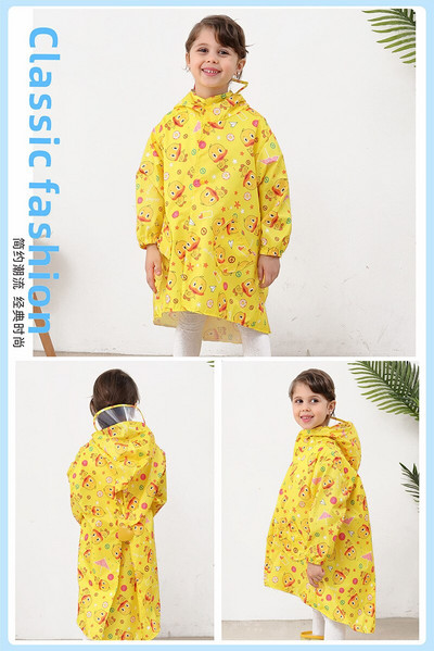 Darčekový kabát s dinosaurom pre chlapcov pre deti, nepriepustný vonkajší pršiplášť, polyesterový pršiplášť pre bábätká, nepremokavá bunda s roztomilým dievčaťom