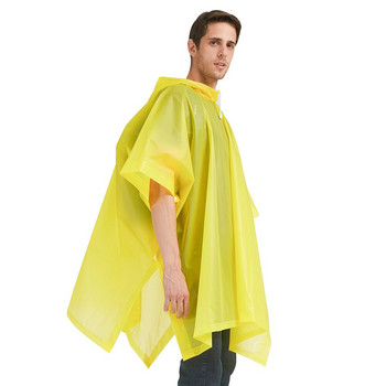 Непромокаем дъждобран палто мъжки прозрачен дамски туризъм многофункционално пончо универсален дъждобран раница калъфка къмпинг
