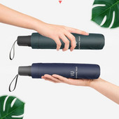 Trojnásobný zosilnený vinylový slnečník, dáždnik, dáždnik, darček, mužský slnečník, dievčatá, odolný voči UV žiareniu, vodeodolný, prenosný cestovný dáždnik