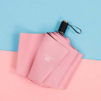 Trojnásobný zosilnený vinylový slnečník, dáždnik, dáždnik, darček, mužský slnečník, dievčatá, odolný voči UV žiareniu, vodeodolný, prenosný cestovný dáždnik