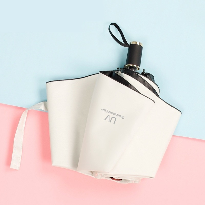 Trojnásobný zosilnený vinylový slnečník, dáždnik, dáždnik, darček, mužský slnečník, dievčatá, odolný voči UV žiareniu, vodeodolný, prenosný cestovný dáždnik