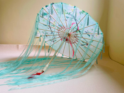 Čínsky tanec, čipkovaný dáždnik, klasický Hanfu, olejový papierový dáždnik, víla, staroveký slnečník, paraguas inverzo, El Principito