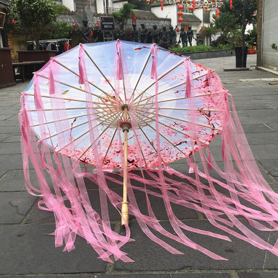 Čínsky tanec, čipkovaný dáždnik, klasický Hanfu, olejový papierový dáždnik, víla, staroveký slnečník, paraguas inverzo, El Principito