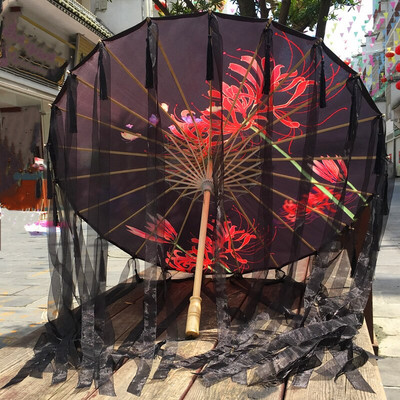 Čínsky tanec, čipkovaný dáždnik, klasický Hanfu, olejový papierový dáždnik, víla, staroveký slnečník, paraguas inverzo, El Principito