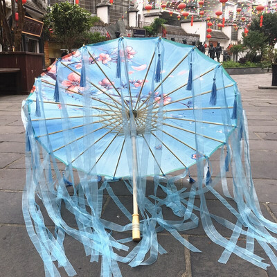 Čínsky tanec, čipkovaný dáždnik, klasický Hanfu, olejový papierový dáždnik, víla, staroveký slnečník, paraguas inverzo, El Principito