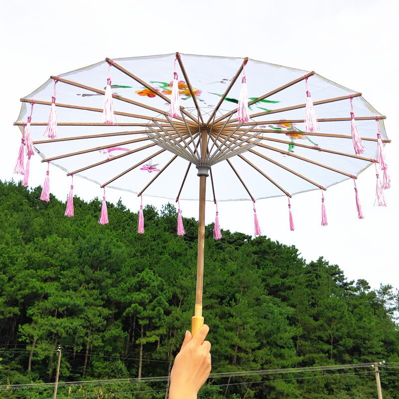 Čínsky tanec, čipkovaný dáždnik, klasický Hanfu, olejový papierový dáždnik, víla, staroveký slnečník, paraguas inverzo, El Principito