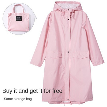 Γυναικείο αδιάβροχο Poncho Clear Rain Camping Hoodie Αδιάβροχο παχύ κοστούμι για ενήλικες Ανδρικό διαφανές παλτό αδιάβροχο