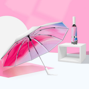YADA 118CM INS Обратен чадър Чадър Сгъваем дъждовен автоматичен чадър за жени Мъже UV външен ветроустойчив чадър YD200015