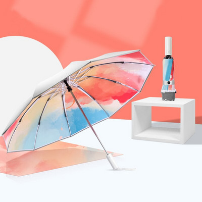 YADA 118CM INS reverzný slnečník, skladací daždivý automatický slnečník pre ženy a mužov, UV a vetruodolný vonkajší slnečník YD200015